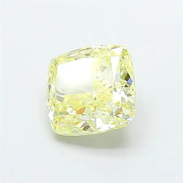 1.51ct Cushion modified Lab Grown Diamond (Colour Fancy Light Yellow, Clarity VS2, IGI Certified)