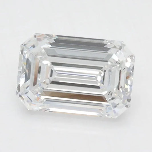 1.51ct Emerald Lab Grown Diamond (Colour D, Clarity IF, IGI Certified)