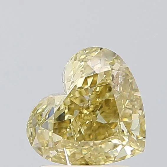 1.51ct Heart Lab Grown Diamond (Colour Fancy Intense Yellow, Clarity SI1, IGI Certified)