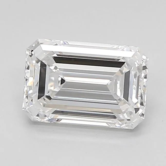 1.52ct Emerald Lab Grown Diamond (Colour D, Clarity IF, Cut EX, IGI Certified)