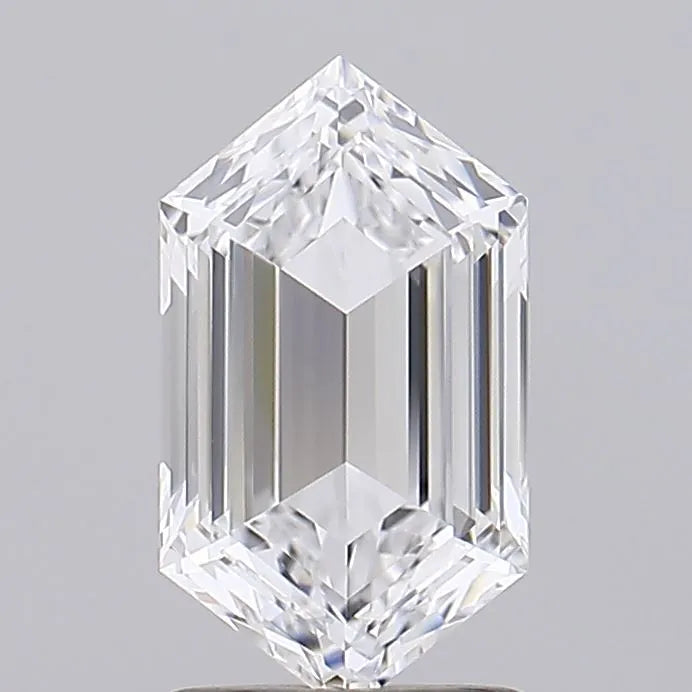 1.53ct Hexagonal Lab Grown Diamond (Colour D, Clarity VVS1, IGI Certified)