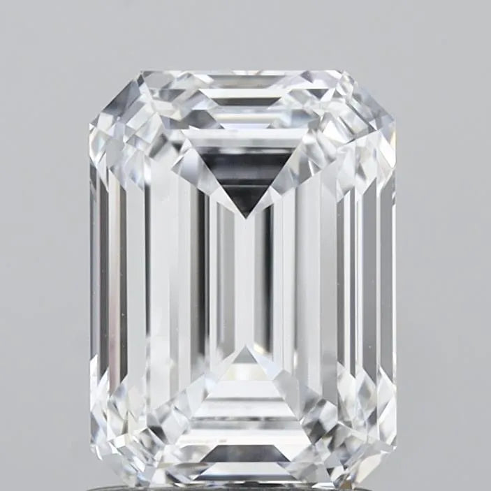 1.56ct Emerald Lab Grown Diamond (Colour D, Clarity FL, IGI Certified)