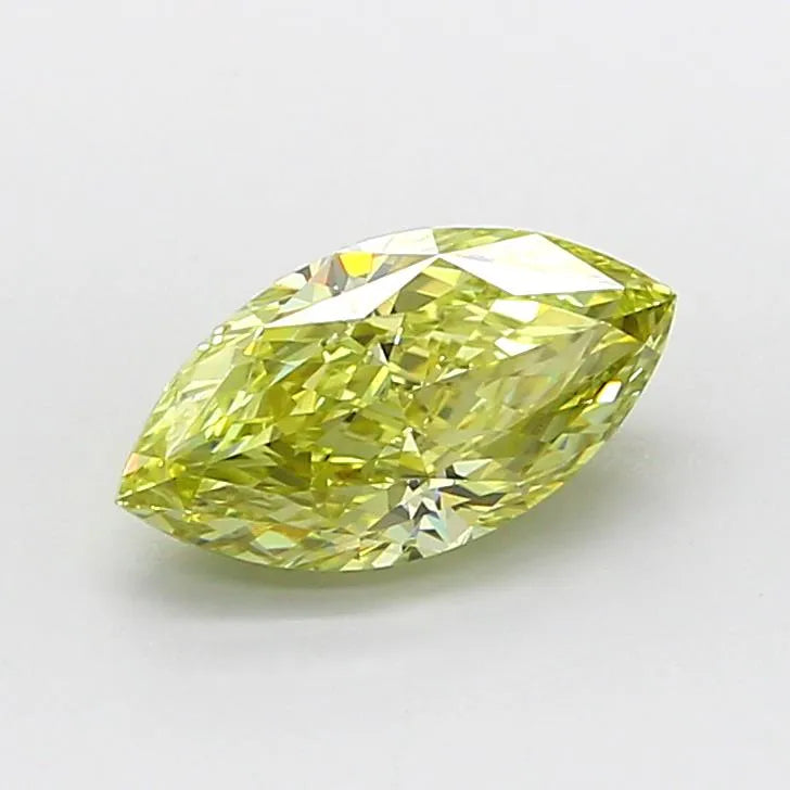 1.57ct Marquise Lab Grown Diamond (Colour Fancy Intense Yellow, Clarity VVS2, IGI Certified)