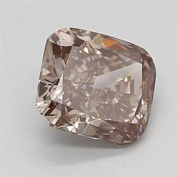 1.64ct Cushion modified Lab Grown Diamond (Colour Fancy Brown, Clarity VS1, IGI Certified)