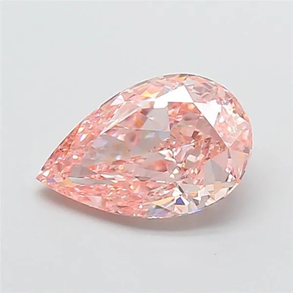 1.80ct Pear Lab Grown Diamond (Colour Fancy Vivid Pink, Clarity VS1, IGI Certified)