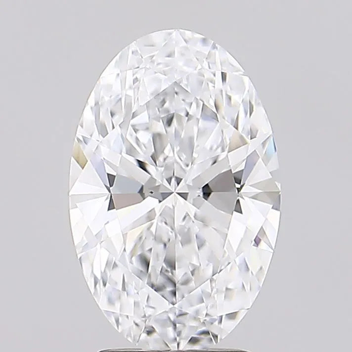 1.85ct Oval Lab Grown Diamond (Colour D, Clarity VVS1, IGI Certified)