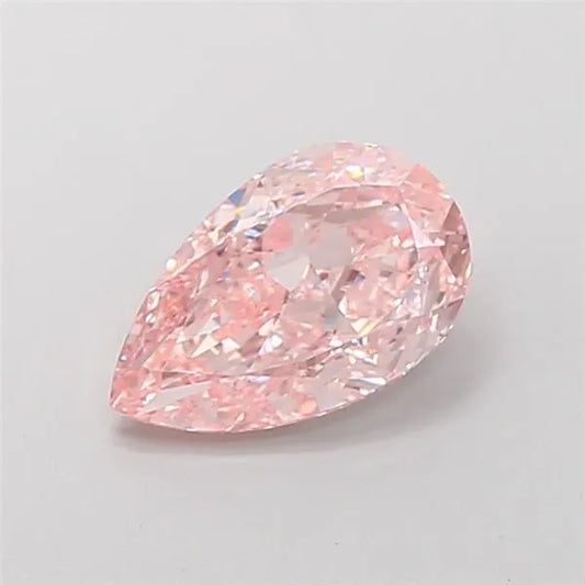 1.88ct Pear Lab Grown Diamond (Colour Fancy Intense Pink, Clarity VS1, IGI Certified)