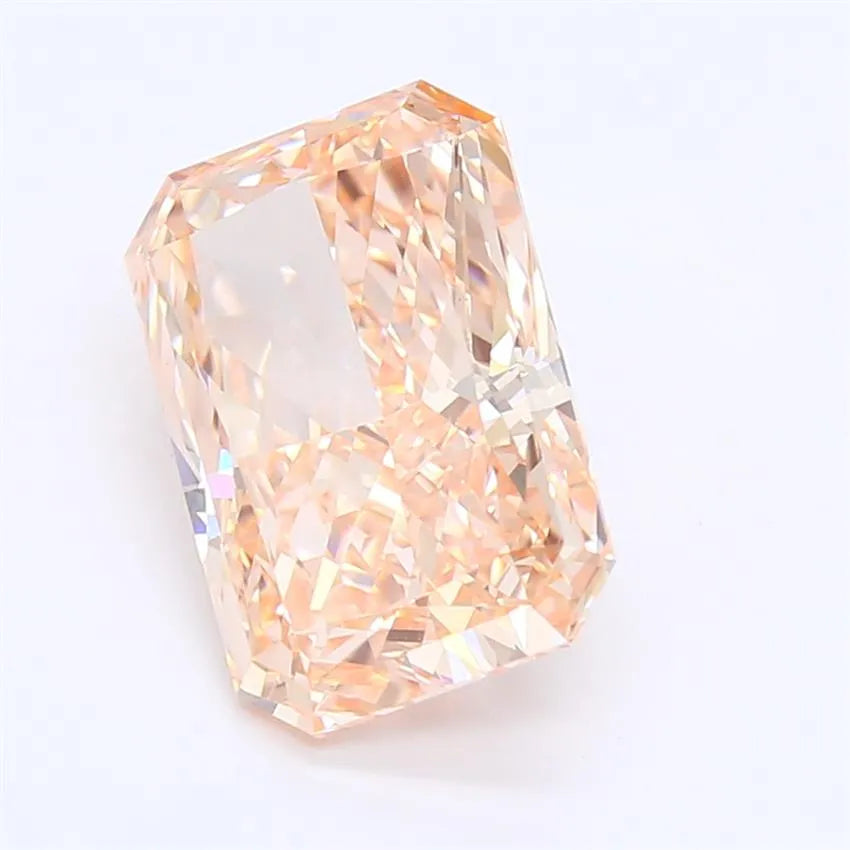 1.90ct Radiant Lab Grown Diamond (Colour Fancy Intense Orangey Pink, Clarity VVS2, IGI Certified)