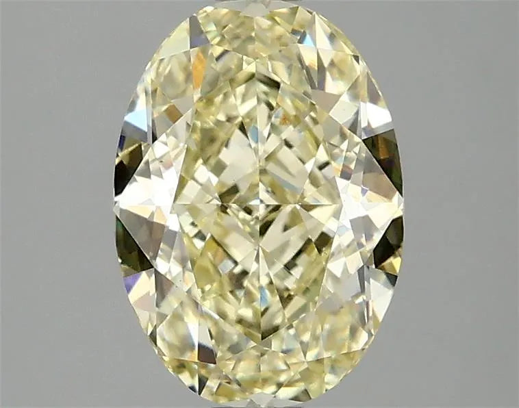 2.10ct Oval Lab Grown Diamond (Colour Fancy Yellow, Clarity VS1, IGI Certified)