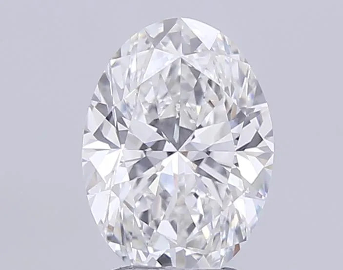 2.00ct Oval Lab Grown Diamond (Colour F, Clarity SI1, IGI Certified)