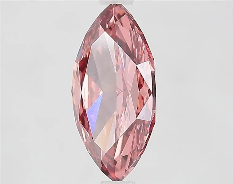 2.02ct Marquise Lab Grown Diamond (Colour Fancy Pinkish Brown, Clarity VVS2, IGI Certified)
