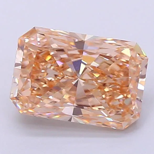 2.02ct Radiant Lab Grown Diamond (Colour Fancy Light Brown, Clarity VS1, IGI Certified)