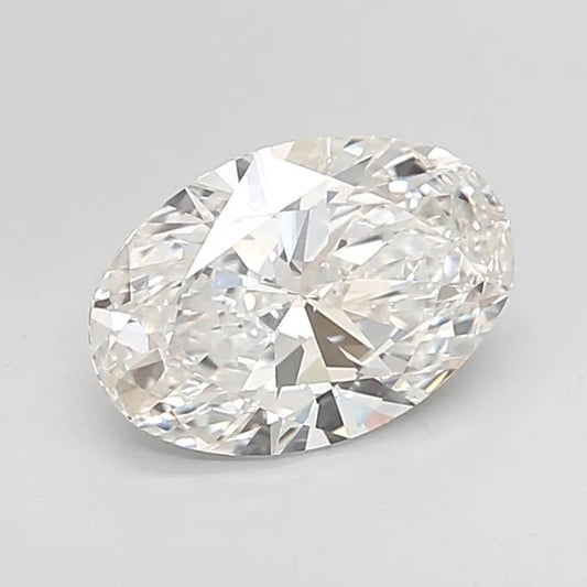 2.03ct Oval Lab Grown Diamond (Colour F, Clarity VVS2, IGI Certified)