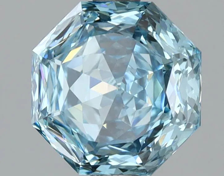 2.04ct Octagonal Lab Grown Diamond (Colour Fancy Vivid Blue, Clarity VVS2, IGI Certified)