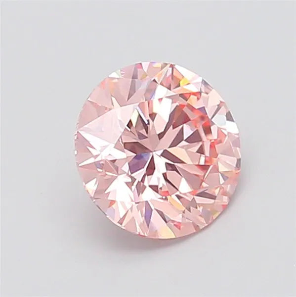 2.04ct Round Lab Grown Diamond (Colour Fancy Intense Pink, Clarity VVS2, Cut ID, IGI Certified)