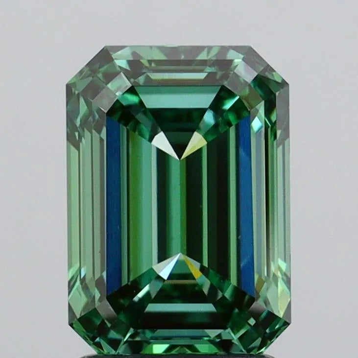 2.05ct Emerald Lab Grown Diamond (Colour Fancy Vivid Green, Clarity VS1, IGI Certified)
