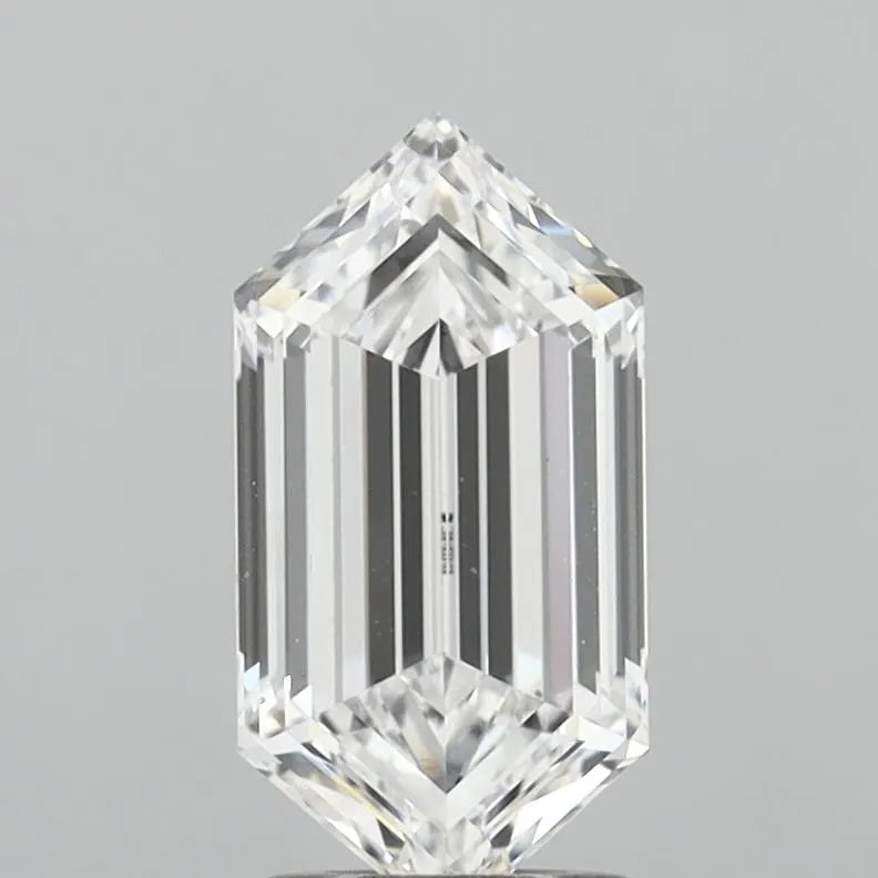 2.05ct Hexagonal Lab Grown Diamond (Colour D, Clarity VVS2, IGI Certified)
