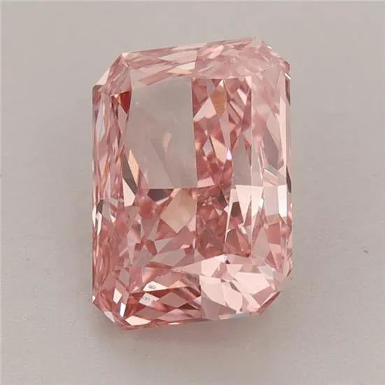 2.05ct Radiant Lab Grown Diamond (Colour Fancy Vivid Pink, Clarity VVS2, IGI Certified)