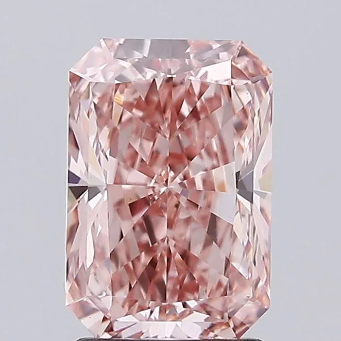 2.06ct Radiant Lab Grown Diamond (Colour Fancy Vivid Pink, Clarity VVS2, IGI Certified)