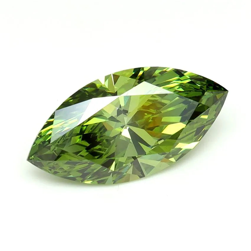 2.08ct Marquise Lab Grown Diamond (Colour Fancy Vivid Green, Clarity VS1, IGI Certified)