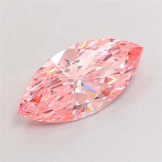 2.10ct Marquise Lab Grown Diamond (Colour Fancy Vivid Pink, Clarity VVS2, IGI Certified)
