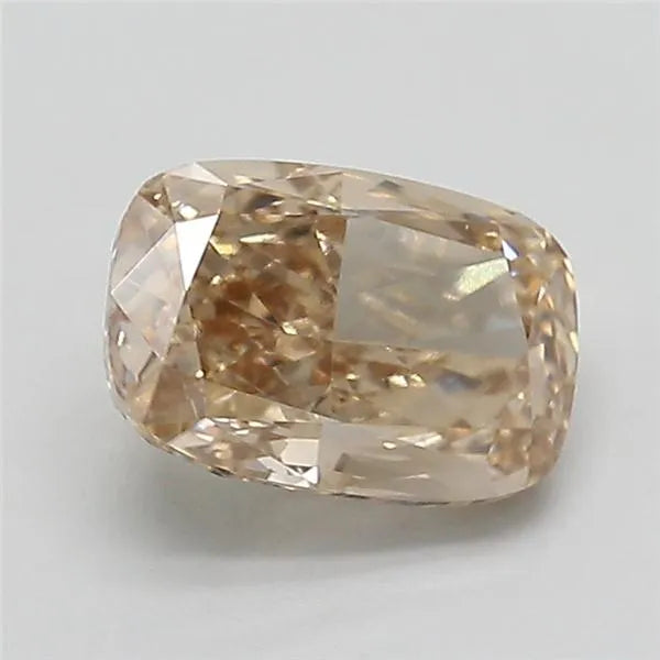 2.11ct Cushion modified Lab Grown Diamond (Colour Fancy Light Brown, Clarity VVS2, IGI Certified)