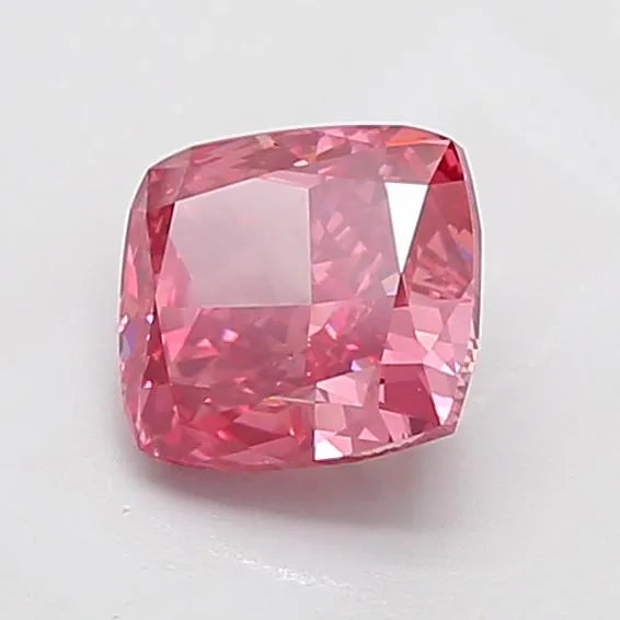 2.12ct Cushion modified Lab Grown Diamond (Colour Fancy Vivid Pink, Clarity VS1, IGI Certified)