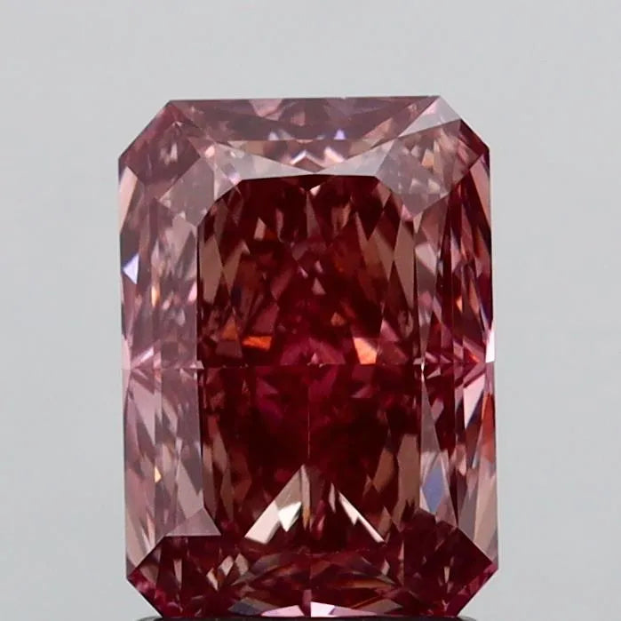 2.15ct Radiant Lab Grown Diamond (Colour Fancy Vivid Pink, Clarity VVS2, IGI Certified)
