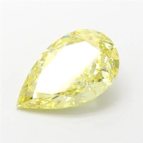 2.19ct Pear Lab Grown Diamond (Colour Fancy Yellow, Clarity VS1, IGI Certified)