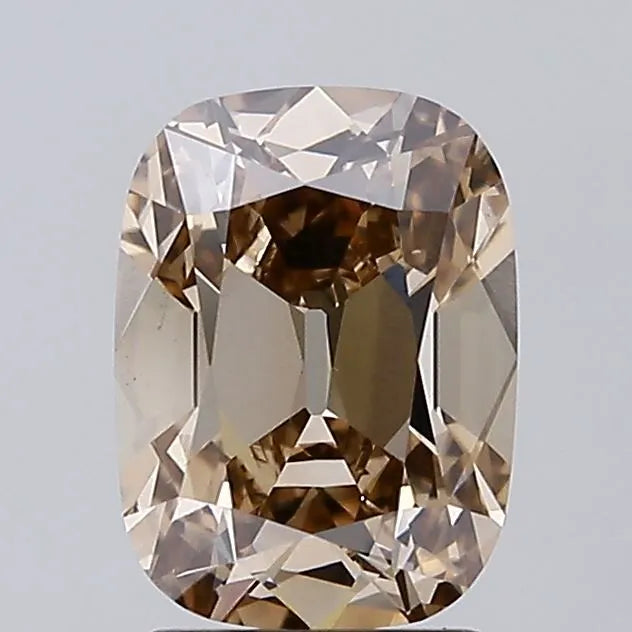 2.21ct Cushion brilliant Lab Grown Diamond (Colour Fancy Brown, Clarity VS1, IGI Certified)