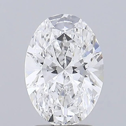 2.40ct Oval Lab Grown Diamond (Colour E, Clarity VVS2, IGI Certified)