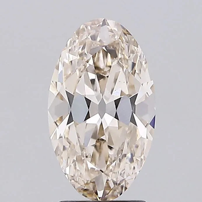 2.41ct Oval Lab Grown Diamond (Colour M, Clarity VVS2, IGI Certified)