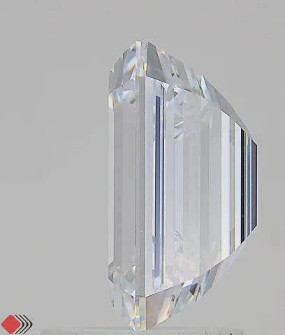 2.50ct Emerald Lab Grown Diamond (Colour D, Clarity IF, IGI Certified)
