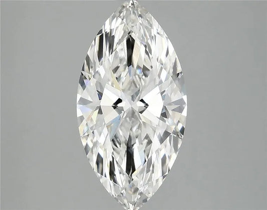 2.50ct Marquise Lab Grown Diamond (Colour F, Clarity VVS2, IGI Certified)