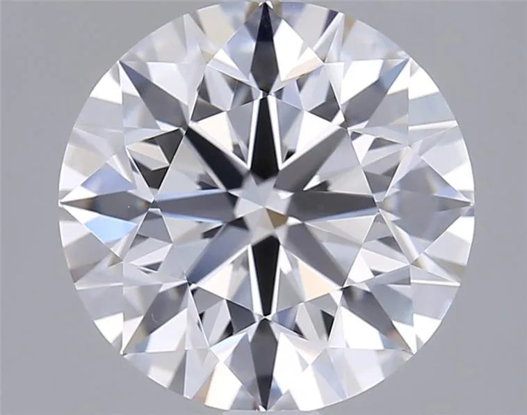 2.50ct Round Lab Grown Diamond (Colour D, Clarity VVS2, Cut EX, IGI Certified)