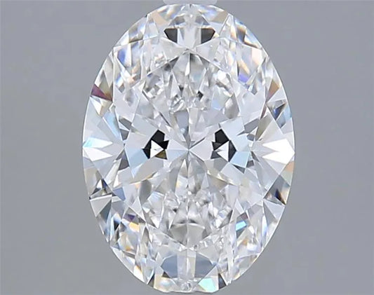 2.52ct Oval Lab Grown Diamond (Colour D, Clarity VVS1, IGI Certified)