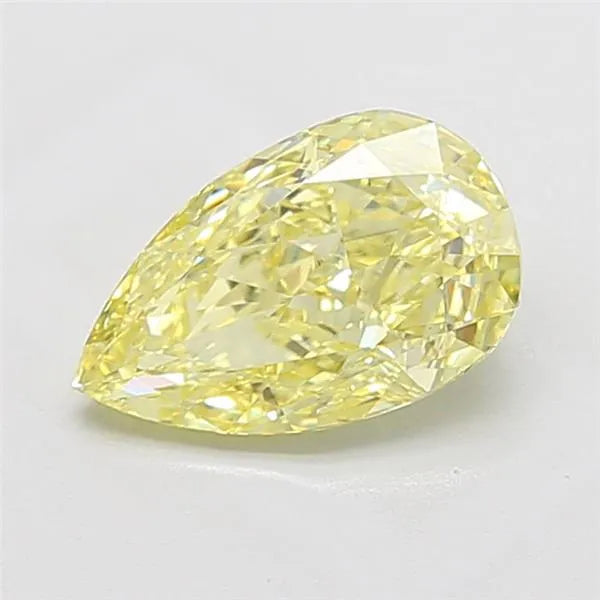 2.52ct Pear Lab Grown Diamond (Colour Fancy Intense Yellow, Clarity VS1, IGI Certified)