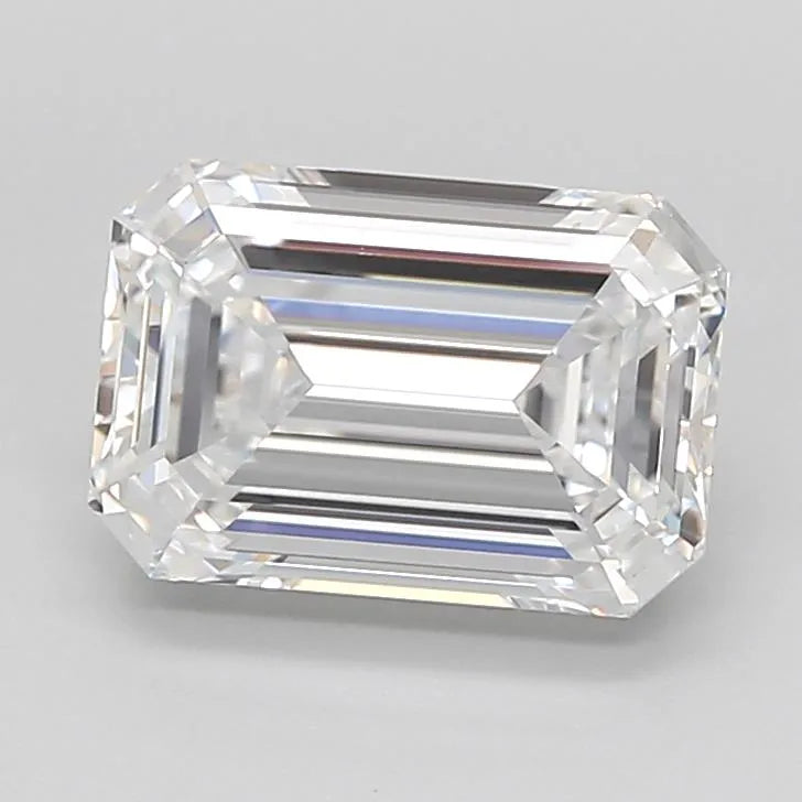 2.53ct Emerald Lab Grown Diamond (Colour D, Clarity VVS1, Cut EX, IGI Certified)