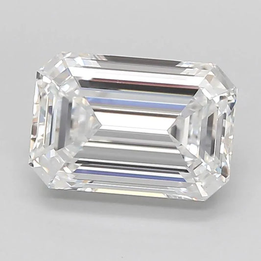 2.53ct Emerald Lab Grown Diamond (Colour D, Clarity VVS1, Cut EX, IGI Certified)
