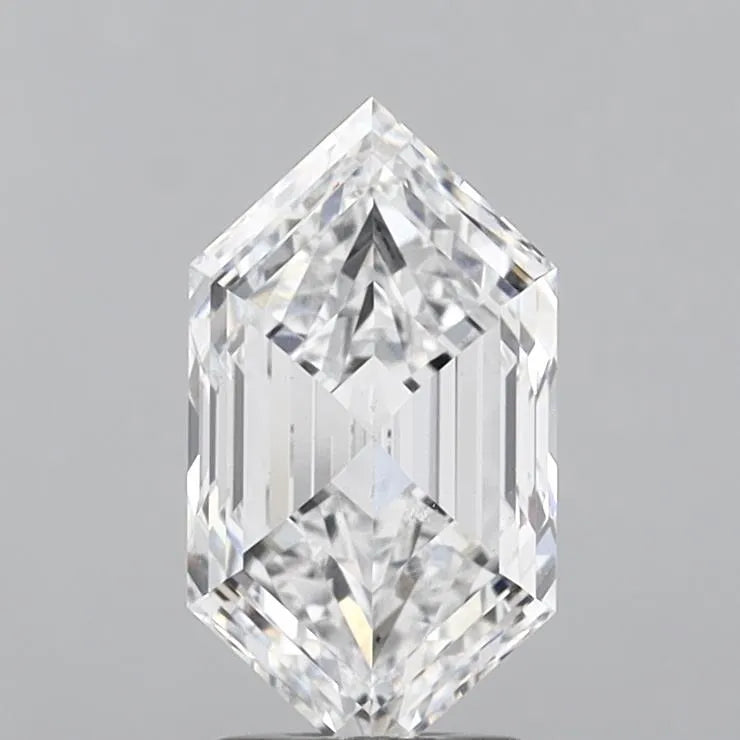 2.54ct Hexagonal Lab Grown Diamond (Colour D, Clarity VVS2, IGI Certified)