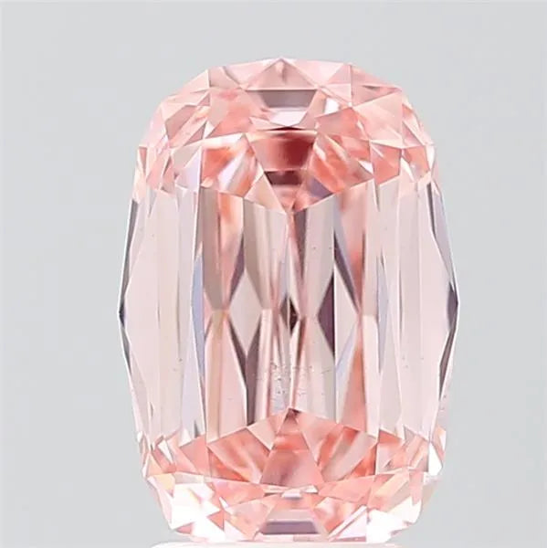 2.60ct Cushion modified Lab Grown Diamond (Colour Fancy Intense Pink, Clarity VS1, IGI Certified)