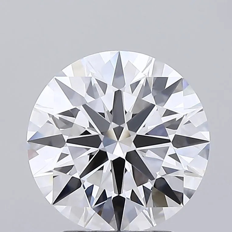 2.60ct Round Lab Grown Diamond (Colour D, Clarity IF, Cut ID, IGI Certified)