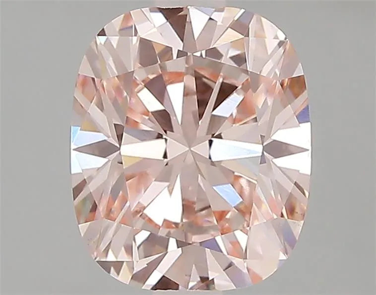 2.68ct Cushion brilliant Lab Grown Diamond (Colour Fancy Intense Pink, Clarity VS1, IGI Certified)