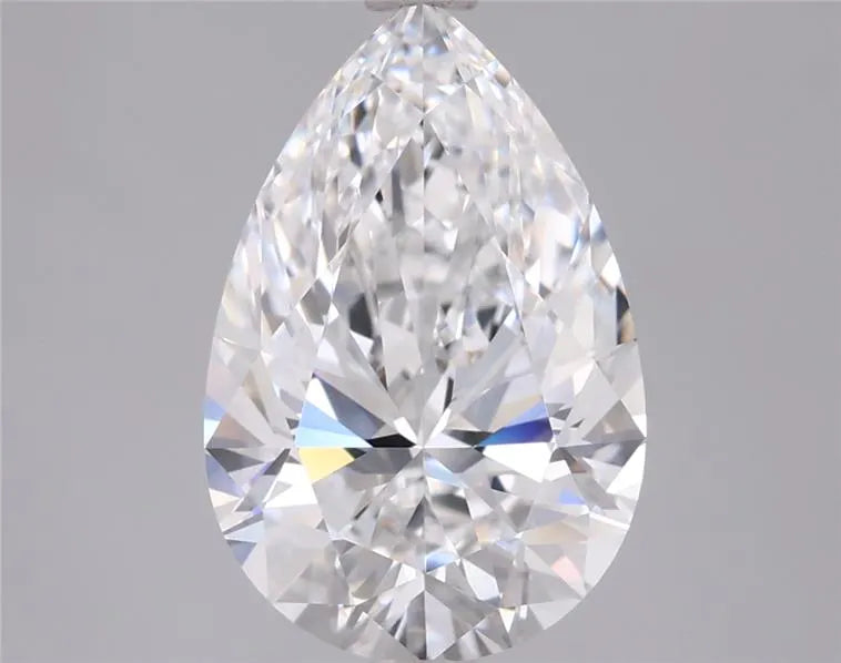 2.70ct Pear Lab Grown Diamond (Colour D, Clarity VVS1, IGI Certified)