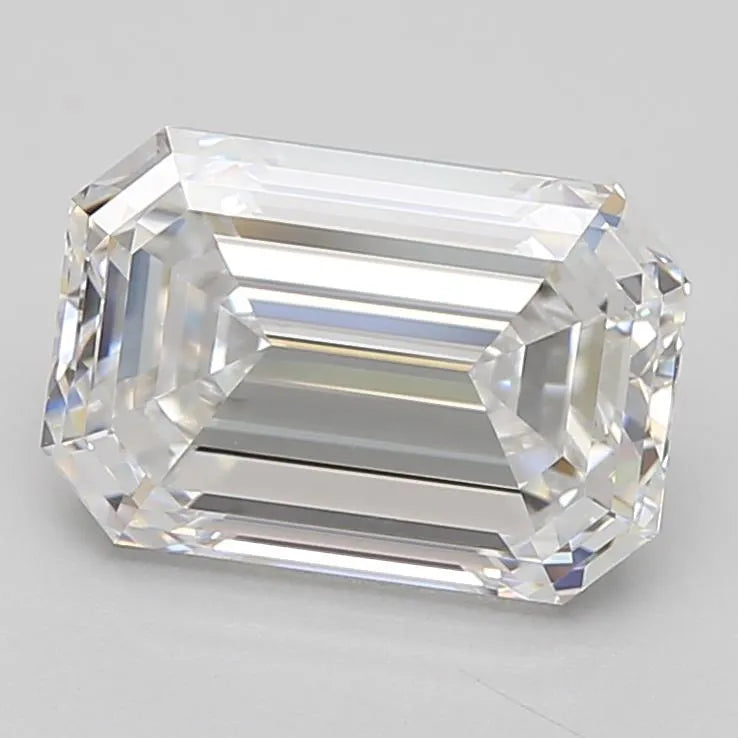 2.72ct Emerald Lab Grown Diamond (Colour D, Clarity VVS1, GIA Certified)