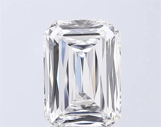 2.75ct Emerald Lab Grown Diamond (Colour D, Clarity VVS2, IGI Certified)