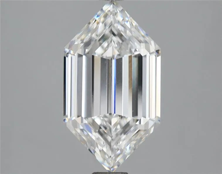 2.77ct Hexagonal Lab Grown Diamond (Colour E, Clarity VVS2, IGI Certified)