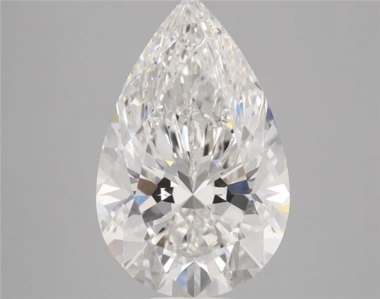 2.81ct Pear Lab Grown Diamond (Colour E, Clarity VVS2, IGI Certified)