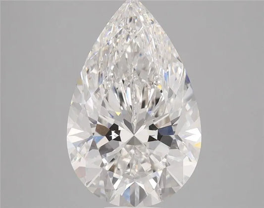 2.81ct Pear Lab Grown Diamond (Colour E, Clarity VVS2, IGI Certified)