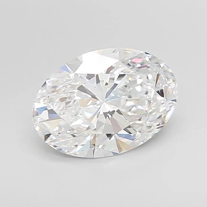 2.82ct Oval Lab Grown Diamond (Colour D, Clarity VVS1, Cut EX, IGI Certified)